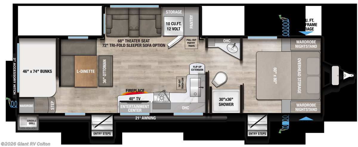 2026 Alliance RV Delta 291BH - New Travel Trailer For Sale by Giant RV in Colton, California