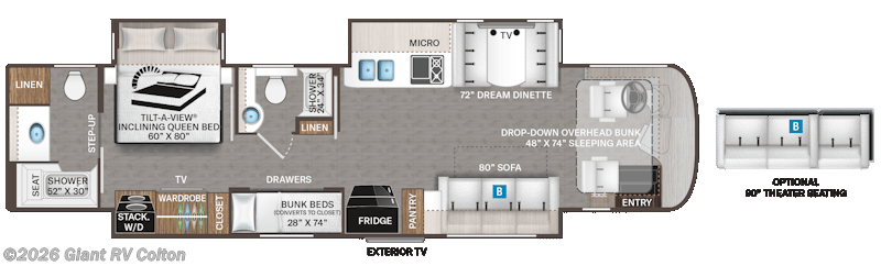 New 2026 Thor Motor Coach Riviera 39BH available in Colton, California