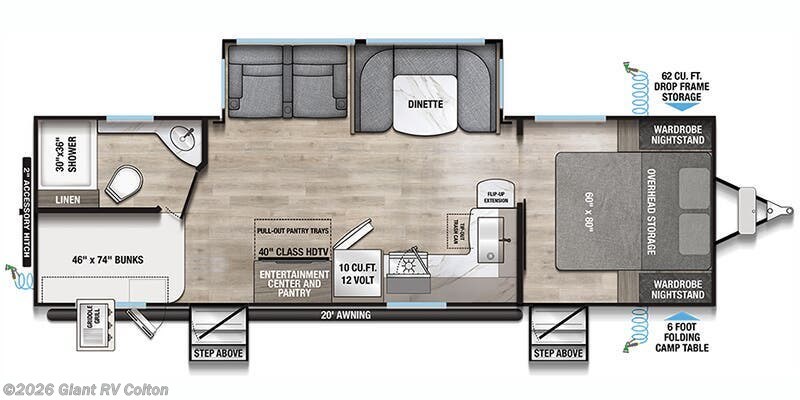 2026 Alliance RV Delta 281BH - New Travel Trailer For Sale by Giant RV in Colton, California