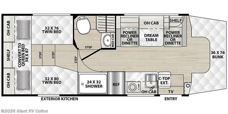 2026 Coachmen Cross Trail EV 26TB - New Class C For Sale by Giant RV in Colton, California