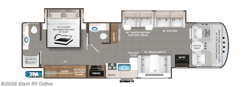 2026 Windsport 36H by Thor Motor Coach from Giant RV in Colton, California