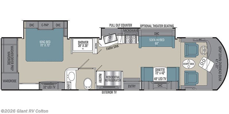 2020 Coachmen Sportscoach SRS 339DS - Used Class A For Sale by Giant RV in Colton, California