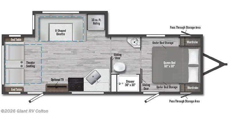 2025 Winnebago Access 26RL - New Travel Trailer For Sale by Giant RV in Colton, California