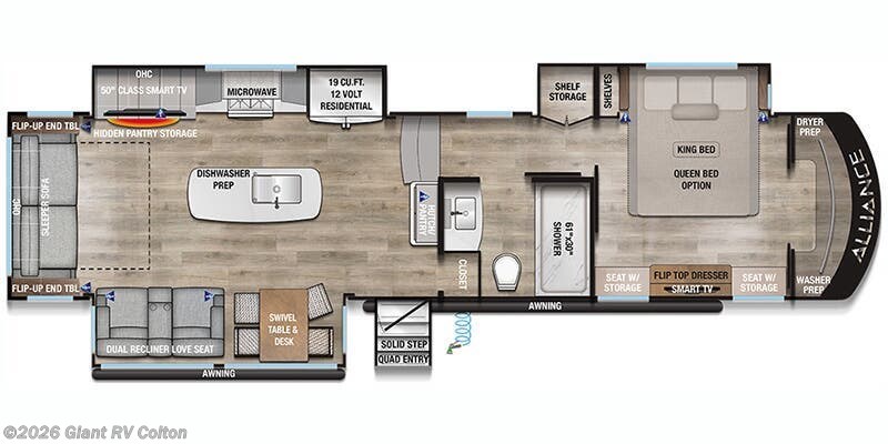 2026 Alliance RV Paradigm 340RL - New Fifth Wheel For Sale by Giant RV in Colton, California
