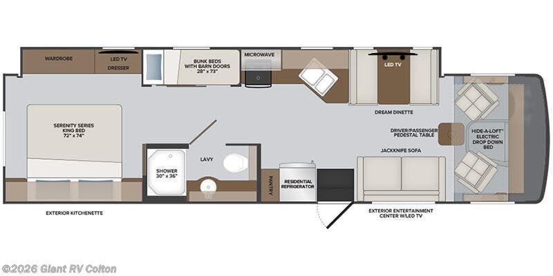 2024 Holiday Rambler Eclipse 34J - Used Class A For Sale by Giant RV in Colton, California