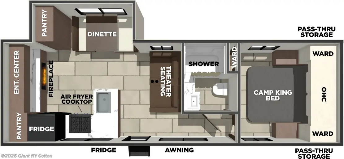 2026 Prime Time Tracer 248RE - New Travel Trailer For Sale by Giant RV in Colton, California