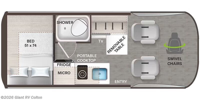 2025 Thor Motor Coach Tranquility 19M - New Class B For Sale by Giant RV in Colton, California