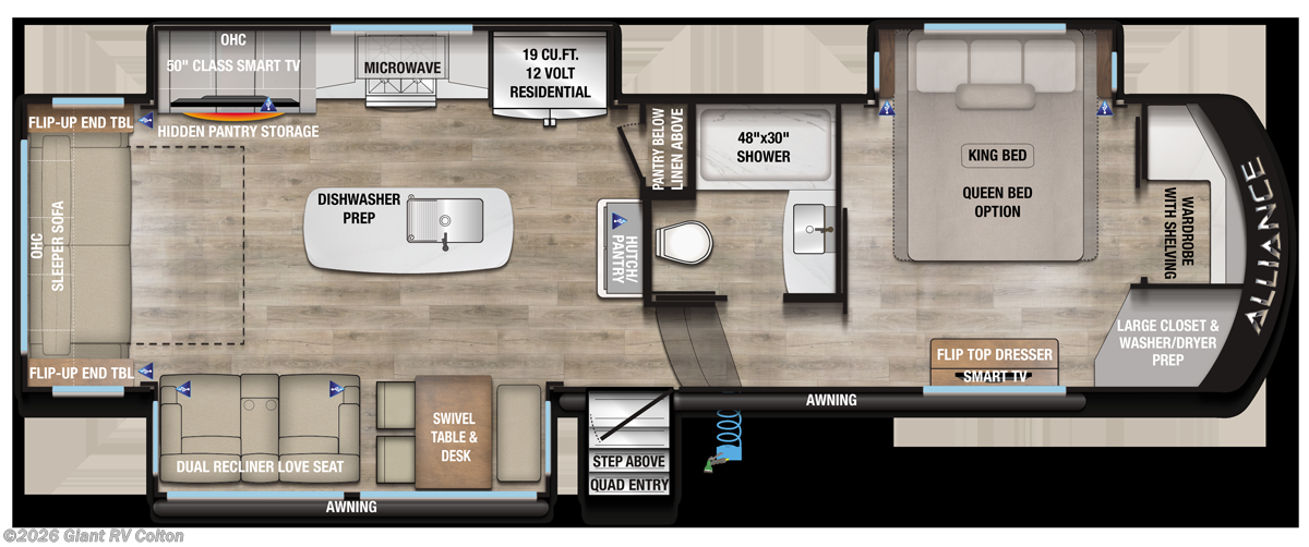 2026 Paradigm 310RL by Alliance RV from Giant RV in Colton, California
