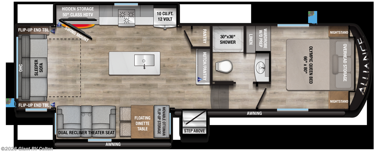 2026 Alliance RV Avenue 29RL - New Fifth Wheel For Sale by Giant RV in Colton, California