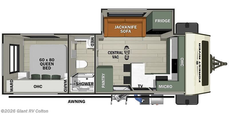 2026 Forest River No Boundaries 20 Series NB20.5 - Used Travel Trailer For Sale by Giant RV in Colton, California