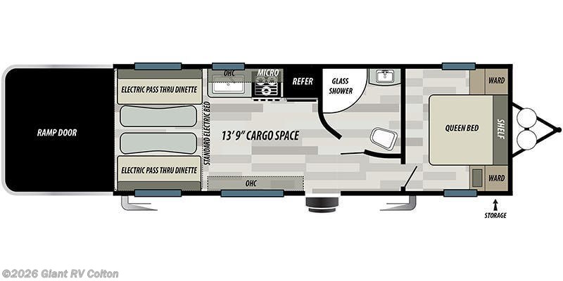 2021 Forest River Stealth FQ2413 - Used Toy Hauler For Sale by Giant RV in Colton, California