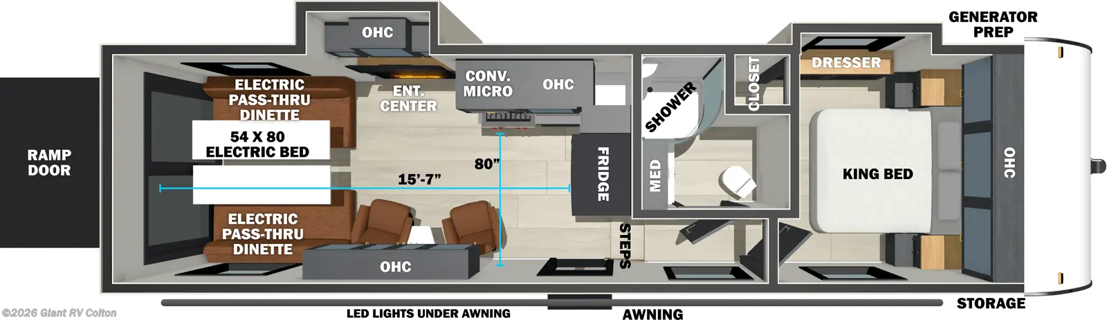 2026 Forest River Stealth 2800 - New Fifth Wheel For Sale by Giant RV in Colton, California