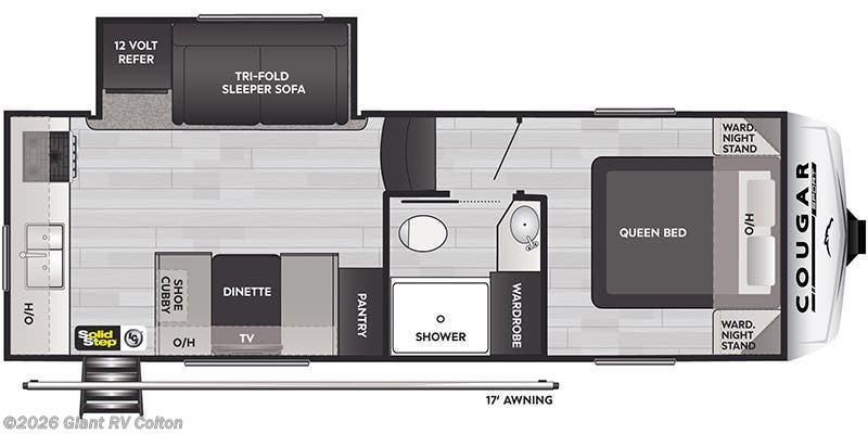 2023 Keystone Cougar Sport 2100RK - Used Fifth Wheel For Sale by Giant RV in Colton, California