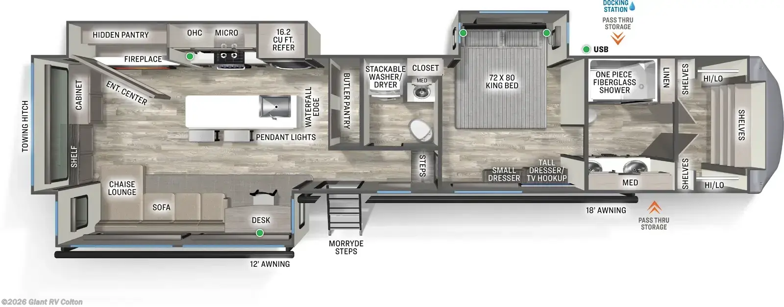 New 2027 Forest River Sierra 3900HBLR available in Colton, California