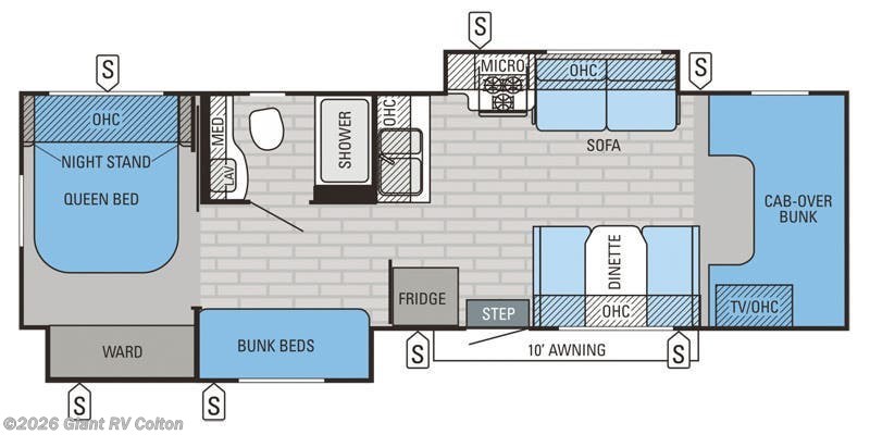 2015 Jayco Greyhawk 31FS - Used Class C For Sale by Giant RV in Colton, California