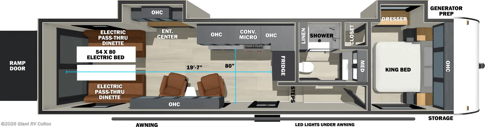 2027 Forest River Stealth 3300 - New Fifth Wheel For Sale by Giant RV in Colton, California