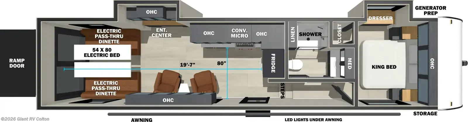 2027 Stealth 3300 by Forest River from Giant RV in Colton, California