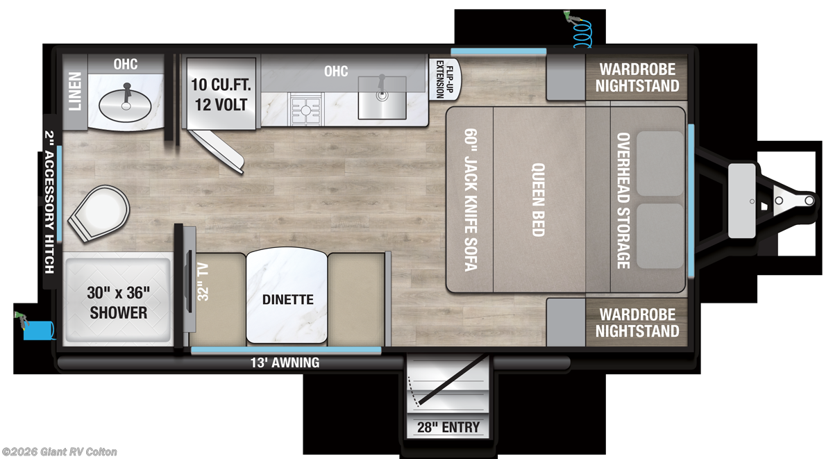 2026 Alliance RV Delta RB152 - New Travel Trailer For Sale by Giant RV in Colton, California