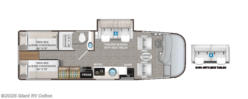 New 2027 Thor Motor Coach Axis 26.2 available in Colton, California