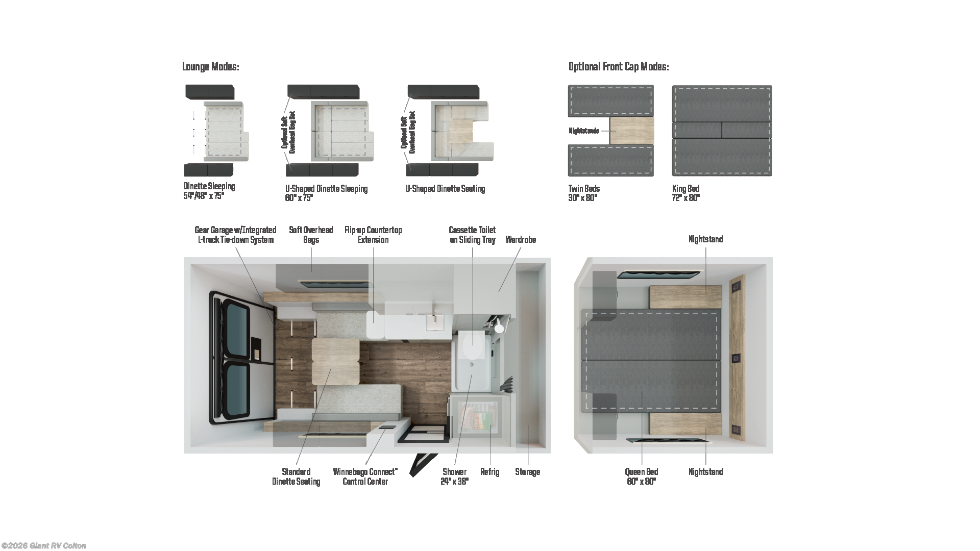 2027 Winnebago ARKA 20Z - New Super C For Sale by Giant RV in Colton, California
