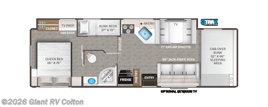 2027 Four Winds 31E by Thor Motor Coach from Giant RV in Colton, California