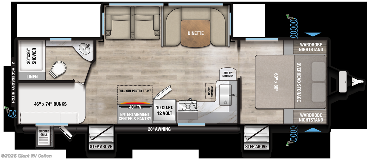 2027 Alliance RV Delta 281BH - New Travel Trailer For Sale by Giant RV in Colton, California