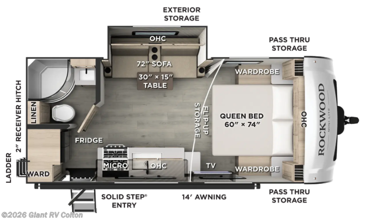 2027 Forest River Rockwood Mini Lite 2109S - New Travel Trailer For Sale by Giant RV in Colton, California