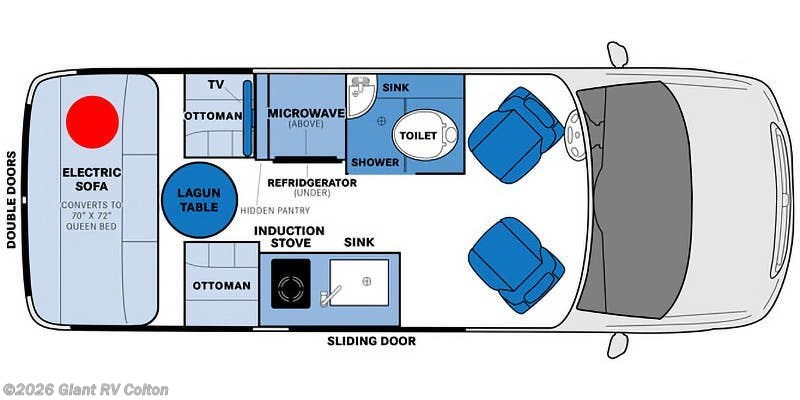 2024 Pleasure-Way Ascent TS - Used Class B For Sale by Giant RV in Colton, California