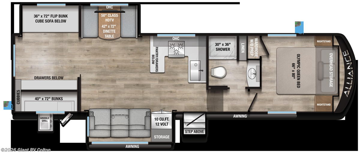 2026 Alliance RV Avenue 30BH - New Fifth Wheel For Sale by Giant RV in Colton, California