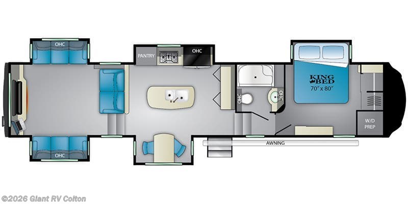 2020 Heartland Bighorn BH 3985 RRD - Used Fifth Wheel For Sale by Giant RV in Colton, California