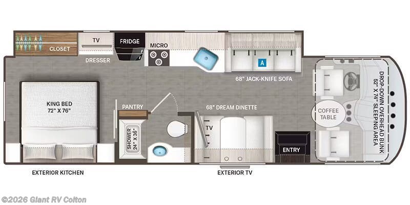 2026 Thor Motor Coach Windsport 29L - New Class A For Sale by Giant RV in Colton, California