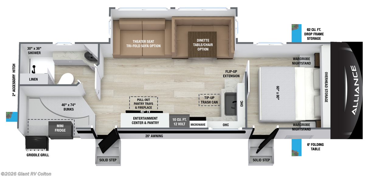 2027 Alliance RV Delta 281BH - New Travel Trailer For Sale by Giant RV in Colton, California