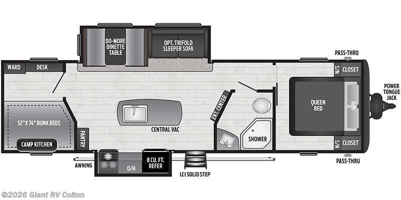 2021 Keystone Hideout West 30BHKSWE - Used Travel Trailer For Sale by Giant RV in Colton, California