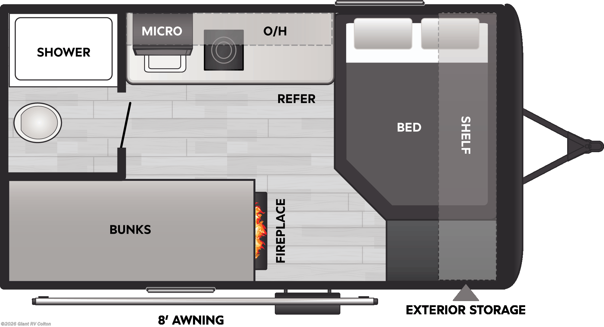 2026 Keystone Coleman 13B - Used Travel Trailer For Sale by Giant RV in Colton, California
