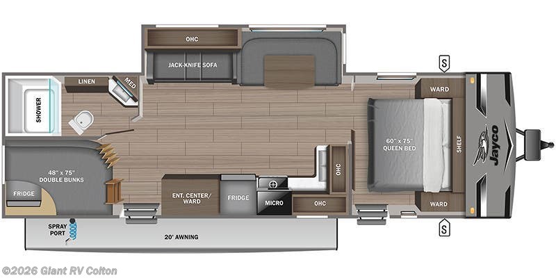 2023 Jayco Jay Flight 286BHSW - Used Travel Trailer For Sale by Giant RV in Colton, California