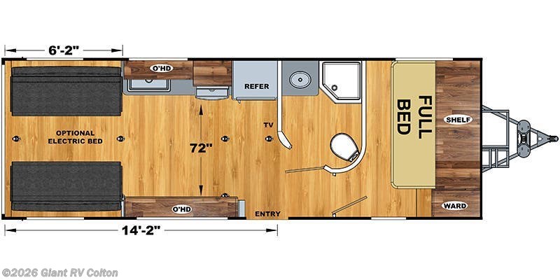2019 Eclipse Attitude Limited Edition 21SAG-LE - Used Toy Hauler For Sale by Giant RV in Colton, California