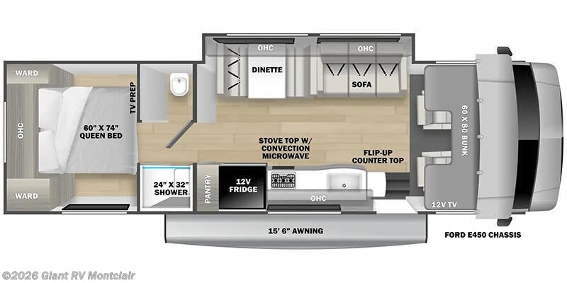 2025 Forest River Sunseeker LE 2850SLE - Used Class C For Sale by Giant RV in Montclair, California