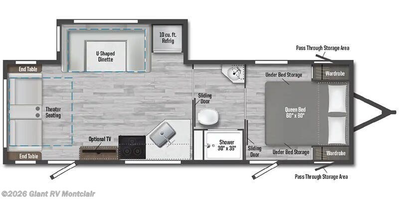 2025 Winnebago Access 26RL - New Travel Trailer For Sale by Giant RV in Montclair, California