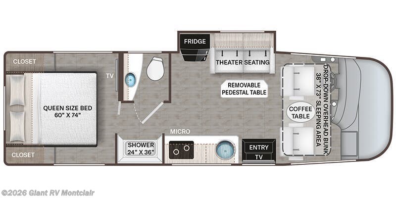 2026 Thor Motor Coach Axis 26.1 - New Class A For Sale by Giant RV in Montclair, California