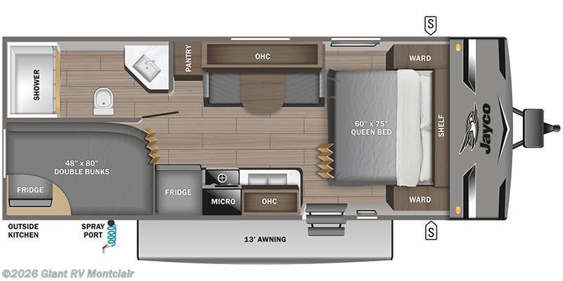 2023 Jayco Jay Flight 224BHW - Used Travel Trailer For Sale by Giant RV in Montclair, California