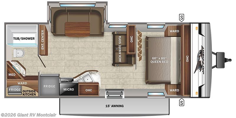 2022 Jayco Jay Flight 24RBS - Used Travel Trailer For Sale by Giant RV in Montclair, California