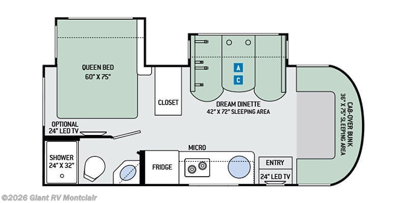 2018 Thor Motor Coach Synergy SD24 - Used Class C For Sale by Giant RV in Montclair, California