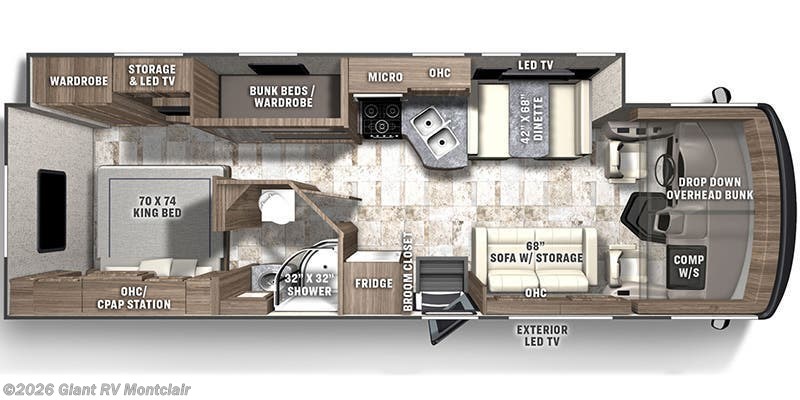 2023 Coachmen Pursuit 31BH - Used Class A For Sale by Giant RV in Montclair, California