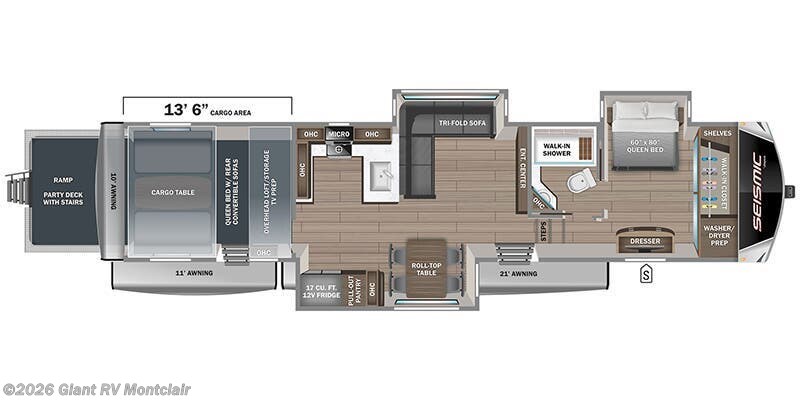 2025 Jayco Seismic 399 - Used Fifth Wheel For Sale by Giant RV in Montclair, California