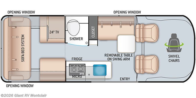 2022 Thor Motor Coach Tellaro 20J - Used Class B For Sale by Giant RV in Montclair, California