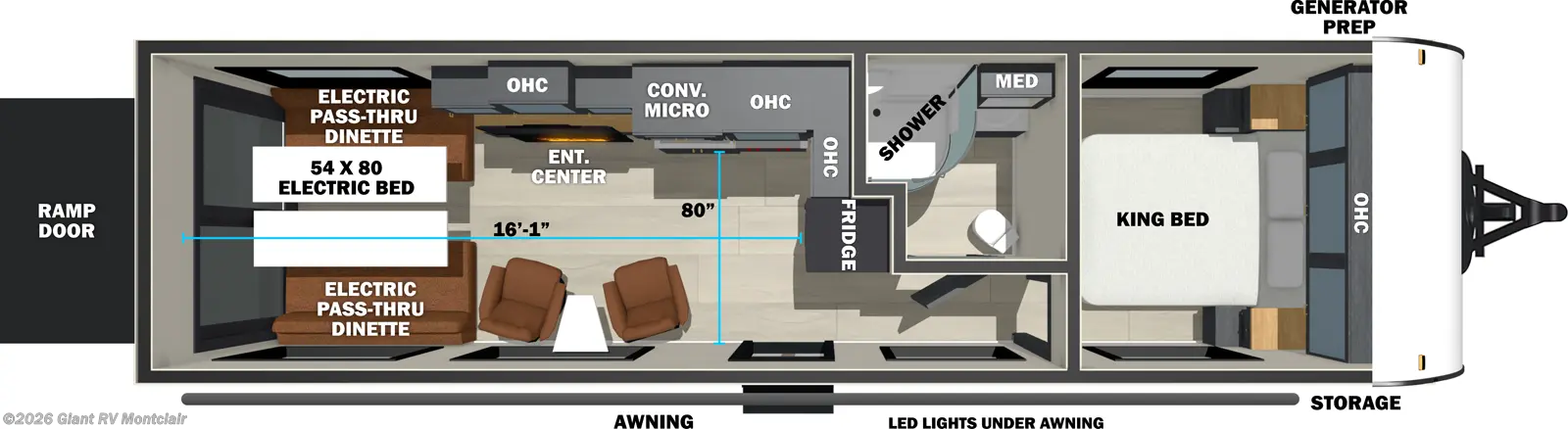 2026 Forest River Stealth 2730 - New Toy Hauler For Sale by Giant RV in Montclair, California