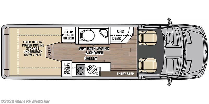2025 Coachmen Galleria 24A - Used Class B For Sale by Giant RV in Montclair, California