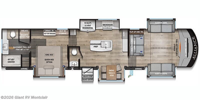 2026 Alliance RV Paradigm 385FL - New Fifth Wheel For Sale by Giant RV in Montclair, California