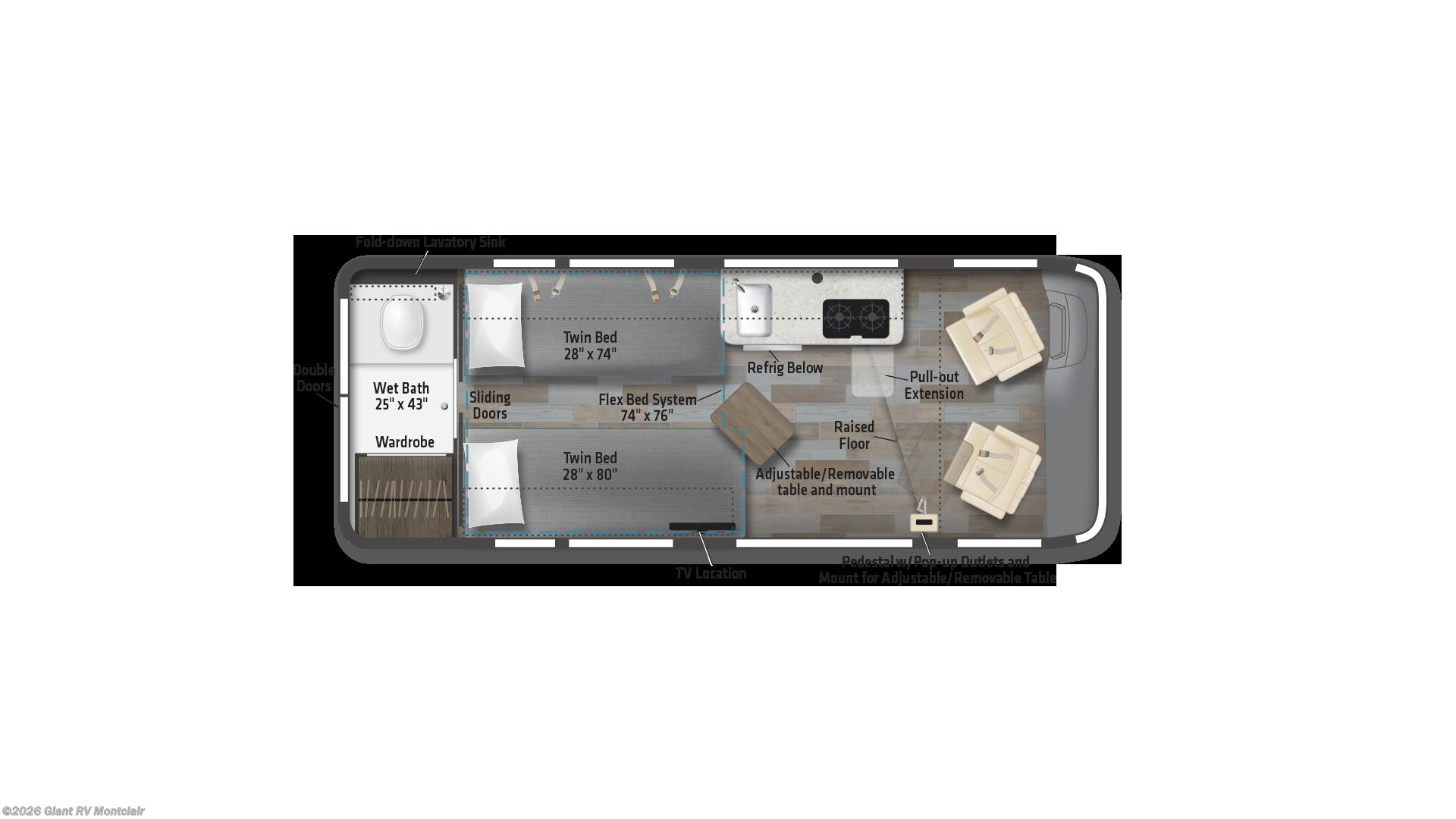 2026 Winnebago Travato 59K - New Class B For Sale by Giant RV in Montclair, California