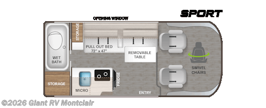2026 Thor Motor Coach Rize 18MS - New Class B For Sale by Giant RV in Montclair, California